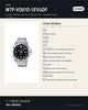 Reloj Hombre CASIO MTP-VD01D-1EVUDF Analógico Esfera Negra, Brazalete de Acero - ficha técnica