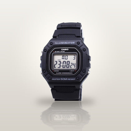 Reloj Hombre CASIO W-218H-1AVDF Digital Negro, Illuminator, Correa de Resina - imagen 2