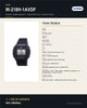 Reloj Hombre CASIO W-218H-1AVDF Digital Negro, Illuminator, Correa de Resina - imagen 5