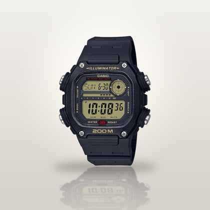 Reloj Hombre CASIO DW-291H-9AVDF Digital Negro, Illuminator, 200 Metros - imagen 2