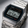 Reloj Hombre/Mujer CASIO A158WA-1DF Vintage Digital, Caja Plateada, Brazalete de Acero - imagen 3