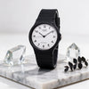 Reloj Hombre CASIO MQ-24-7BLDF Clásico Cuarzo, Esfera Blanca, Correa de Resina Negra - imagen 2