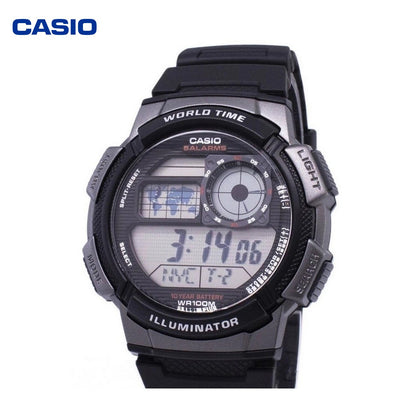 Reloj Hombre CASIO AE-1000W-1BVDF Digital Hora Mundial, Illuminator, 100 Metros - imagen 1