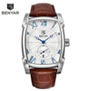 Reloj Hombre BENYAR TICHETTO Cuero cafe