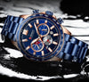 Reloj Hombre CURREN CLASH Cuarzo Acero Inoxidable Cristal Mineral ORIGINAL