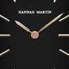 Hannah Martin Elena Negro Oro Rosa - macro de la esfera