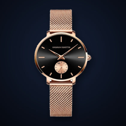 Hannah Martin Grace Gold Black - vista de estudio