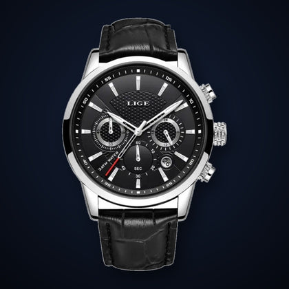LIGE Chronos Silver Black - vista de estudio