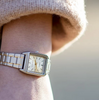Reloj Mujer CASIO ANALOGO Cuadrado Dorado Rectangular