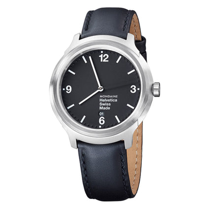 Reloj MONDAINE HELVETICA No1 BOLD 43 mm MH1.B1220.LB - HBW Zurich Relojes (2)