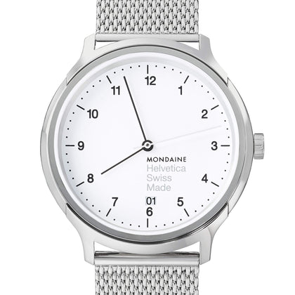 Reloj MONDAINE HELVETICA No1 REGULAR 40 mm MH1.R2210.SM - HBW Zurich Relojes (1)