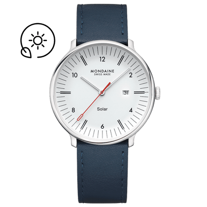 Reloj MONDAINE DOPPIO SOLAR 41 mm MLE.41910.LDV - HBW Zurich Relojes (1)