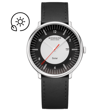 Reloj MONDAINE DOPPIO SOLAR 41 mm MLE.41920.LBV - HBW Zurich Relojes (1)