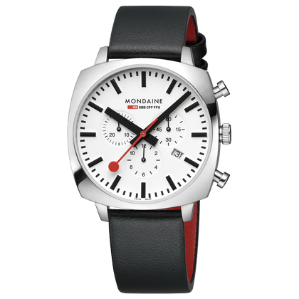 Reloj MONDAINE GRAND CUSHION 41 mm MSL.41410.LBV.SET - HBW Zurich Relojes (2)