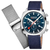Reloj MONDAINE GRAND CUSHION 41 mm MSL.41440.LD.SET - HBW Zurich Relojes (1)