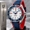 Reloj Hombre PAGANI SEAMASTER SPORT BLUE Maquinaria Automática Acero Quirúrgico Cristal de Zafiro
