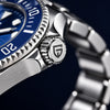 Pagani Submariner Blue - detalle de la corona