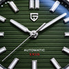 Pagani Nautilus Green - macro de la esfera