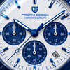 Pagani Speedmaster Blue - macro de la esfera