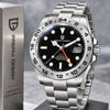 Reloj Hombre PAGANI GMT EXPLORER 2 BLACK Automático Cristal de Zafiro