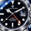 Pagani GMT Explorer 2 Black - macro de la esfera