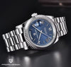 Reloj PAGANI DATEDAY PRESIDENT BLUE Automático Cristal de Zafiro