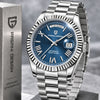Reloj PAGANI DATEDAY PRESIDENT BLUE Automático Cristal de Zafiro