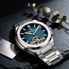 Reloj Hombre PAGANI NAUTILUS TOURBILLON Automático Corazón Abierto Acero, Esfera Azul, Sumergible 100m - imagen 2