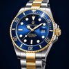 Pagani Submariner Bicolor Azul - vista de estudio