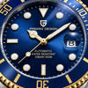 Pagani Submariner Bicolor Azul - macro de la esfera