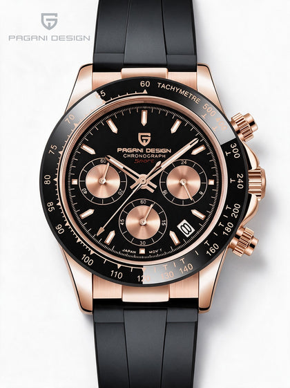 Reloj Pagani Daytona Rose Gold Black