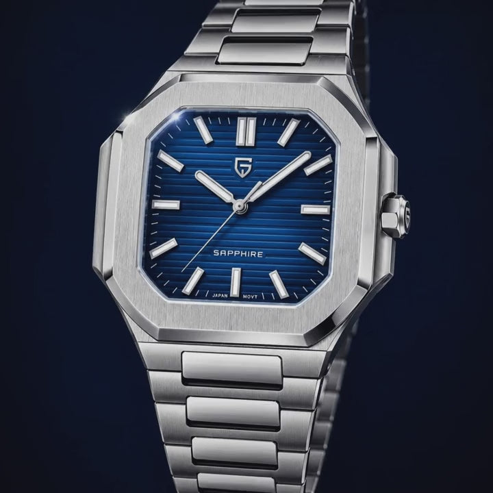 Video de detalle del reloj Pagani Cubitus Blue