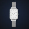 Video de detalle del reloj Hannah Martin Elena Blanco Plateado