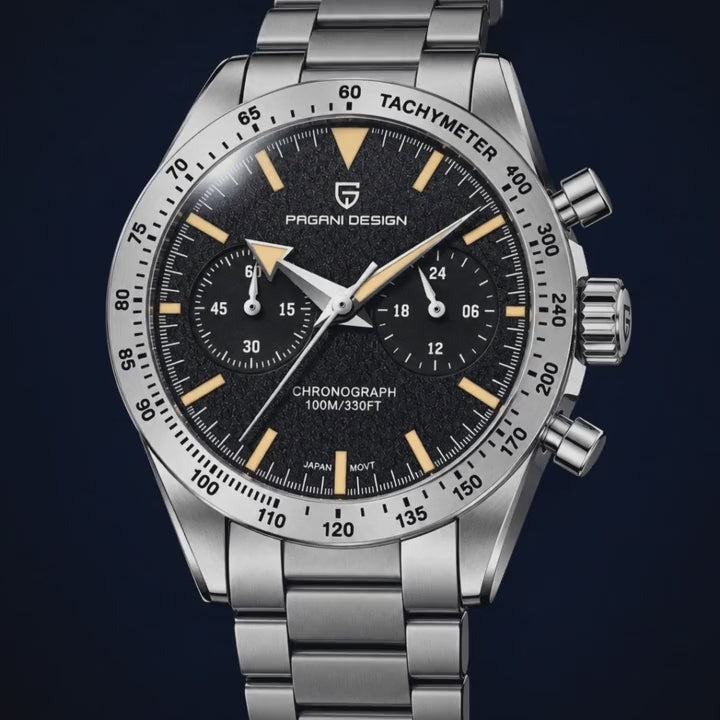 Video de detalle del reloj Pagani Speedmaster 57