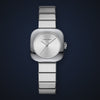 Video de detalle del reloj Hannah Martin Brenda Plateado