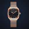 Video de detalle del reloj Hannah Martin Leonor Negro Oro Rosa
