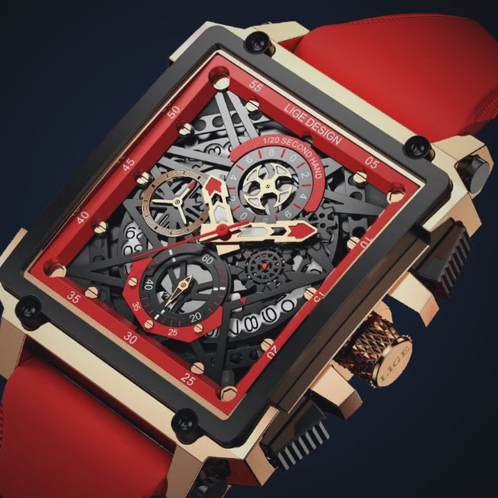 Video de detalle del reloj LIGE Racing