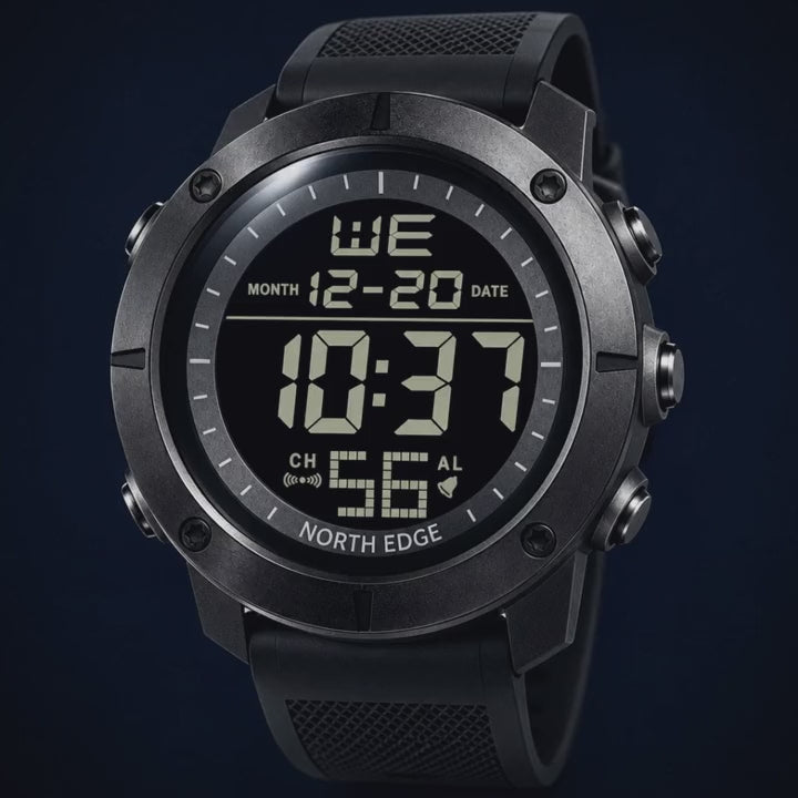 Video de detalle del reloj North Edge Tank
