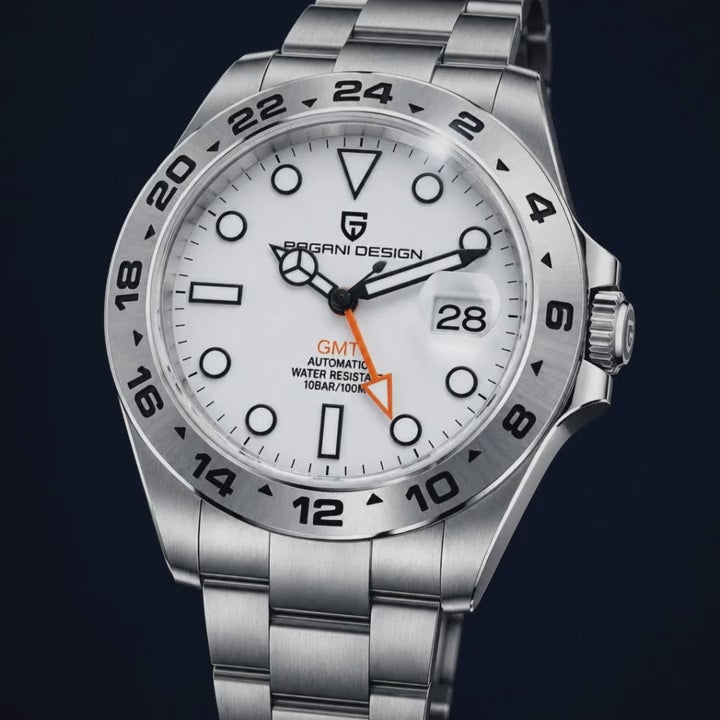 Video de detalle del reloj Pagani GMT Explorer 2