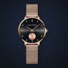 Video de detalle del reloj Hannah Martin Sofia Negro Oro Rosa