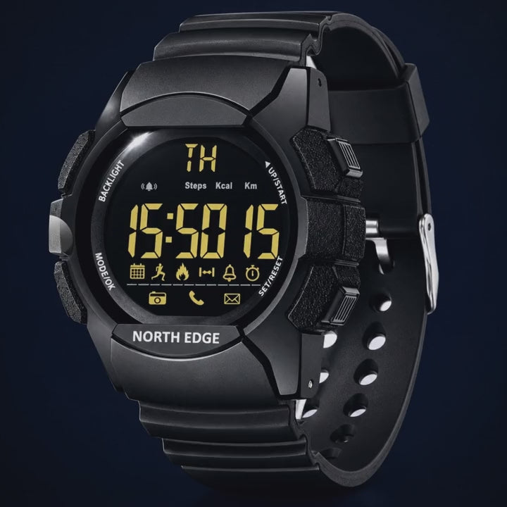 Video de detalle del reloj North Edge AK