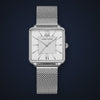 Video de detalle del reloj Hannah Martin Catalina Plateado Malla