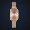 Video de detalle del reloj Hannah Martin Elena Oro Rosa