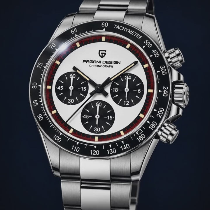 Video de detalle del reloj Pagani Daytona Paul Newman