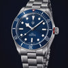 Video de detalle del reloj Pagani Black Bay 58 Blue