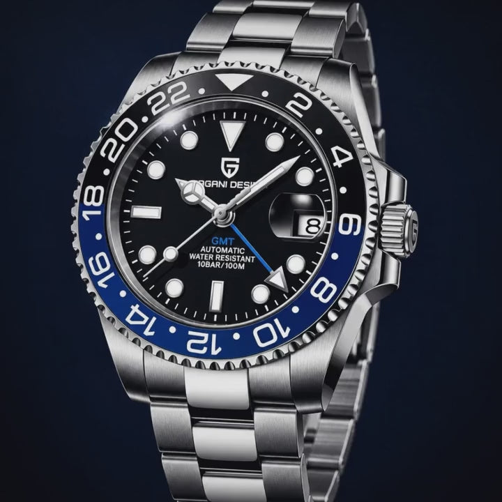 Video de detalle del reloj Pagani GMT Batman