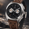 Reloj PAGANI Donatello cronógrafo con correa de cuero café