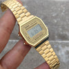 Reloj Hombre/Mujer CASIO Dorado Vintage A168 Digital