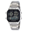 Reloj Hombre CASIO WORLD TIME Casino Royale AE-1200 Vintage Digital Cuarzo