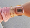 Reloj Mujer CASIO Oro Rosado Vintage B650 Digital